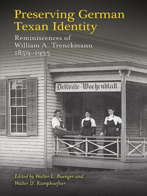 cover image of Preserving German Texan Identity
